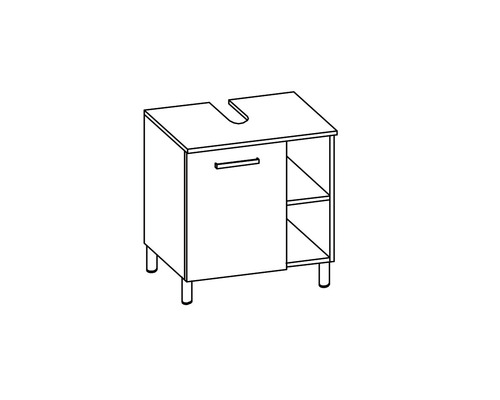 Pelipal 374 Ribbeck eiken onderkast, 60 cm