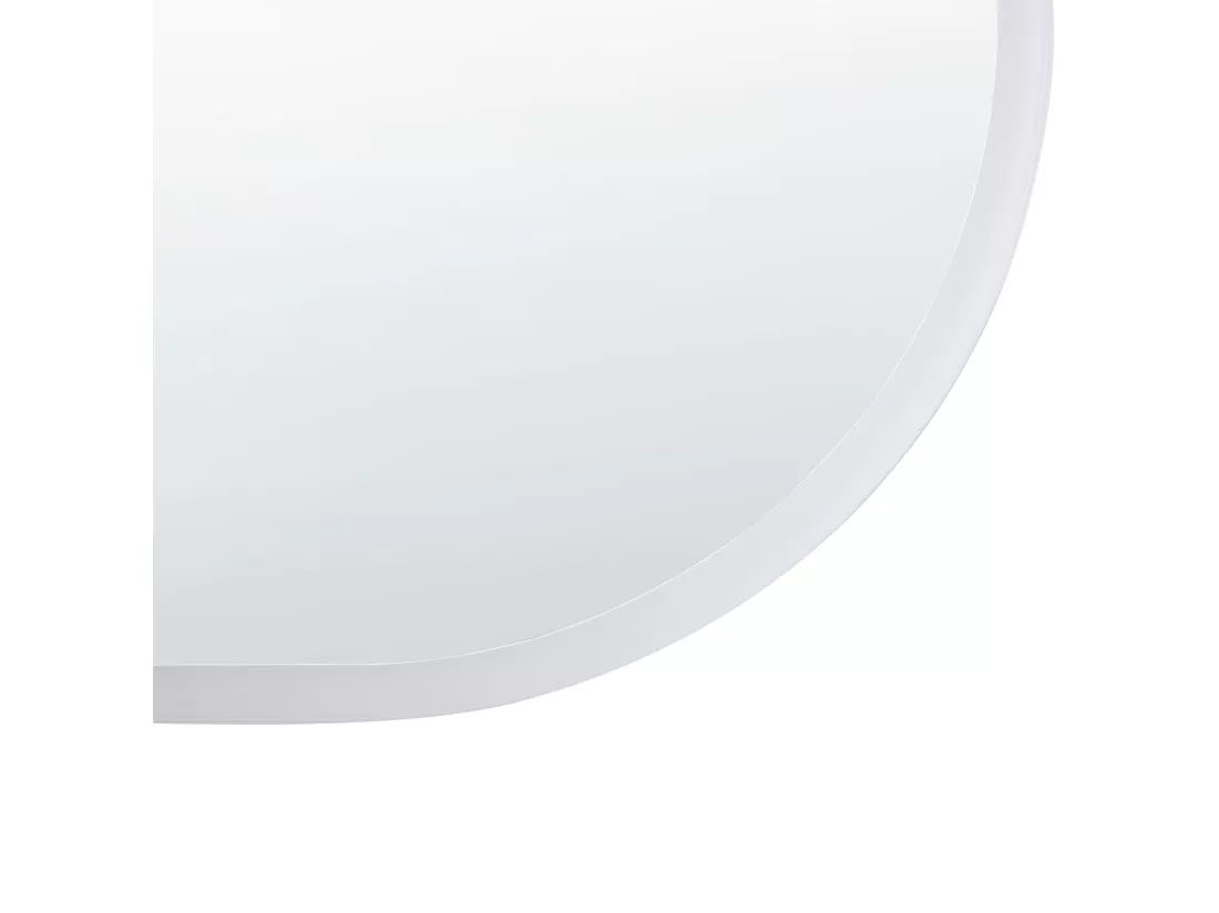 Miroir de salle de bain LED CHATEAUROUX 120 cm 60 cm Argenté