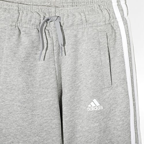 Pantalon Jogging A Bandes Enfant 3 Stripes IC6127 Gris Chiné