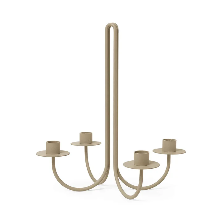 Ferm Living - Sway Kerzenhalter, cashmere