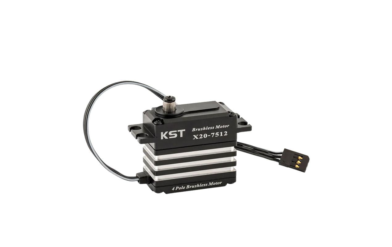 Standard Servo X20-7512 V8.0 82 kg, 0.11 s, Brushless HV<br>Extrem starkes Bruhless Standardservo mit Metallgetriebe