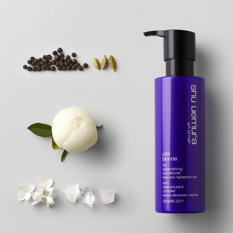Rituel shampooing + conditionneur anti-reflets Yubi Blonde Shu Uemura
