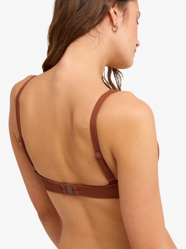 Roxy Sunshine Wire Free Dcup Haut de bikini bonnet D Marron Femme
