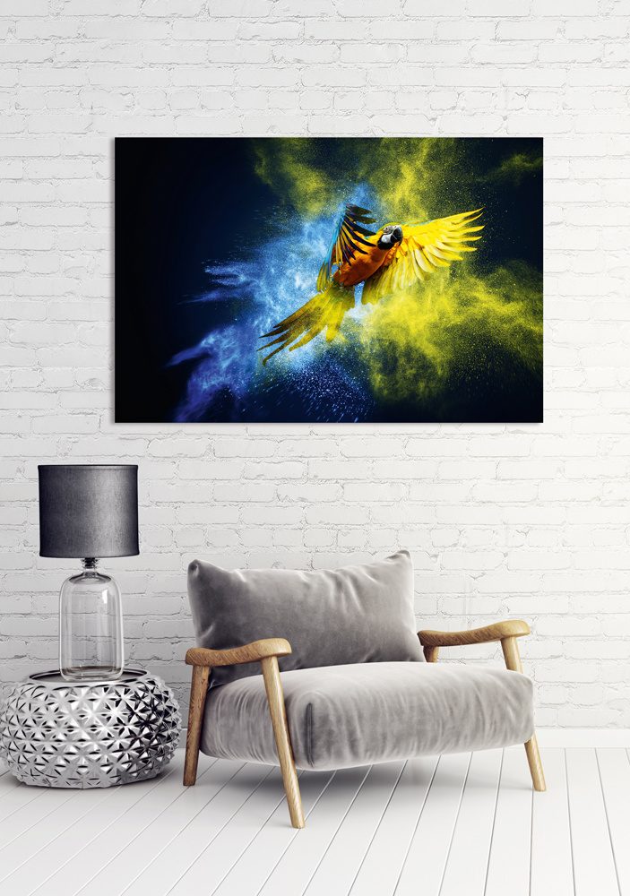 Akustikbild PAPAGEI 80x120cm, 7kg