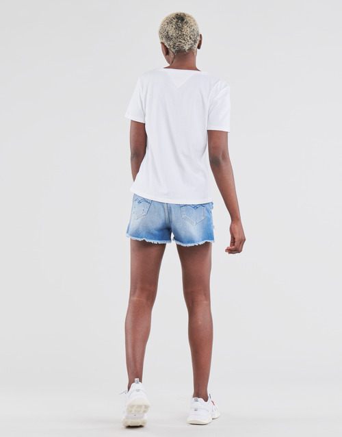 Tommy Jeans - SOFT JERSEY V NECK - Blanc