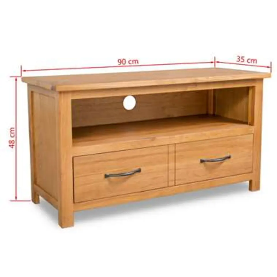 vidaXL - Tv-meubel - Bruin - Hout