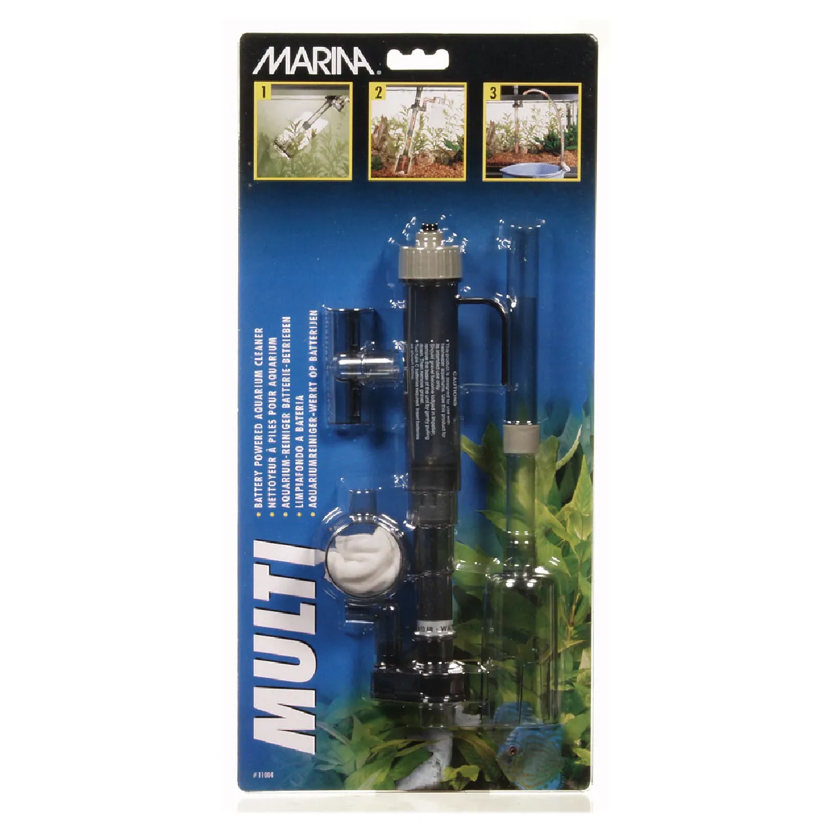 MARINA Aspirateur Piles Multi Aquarium