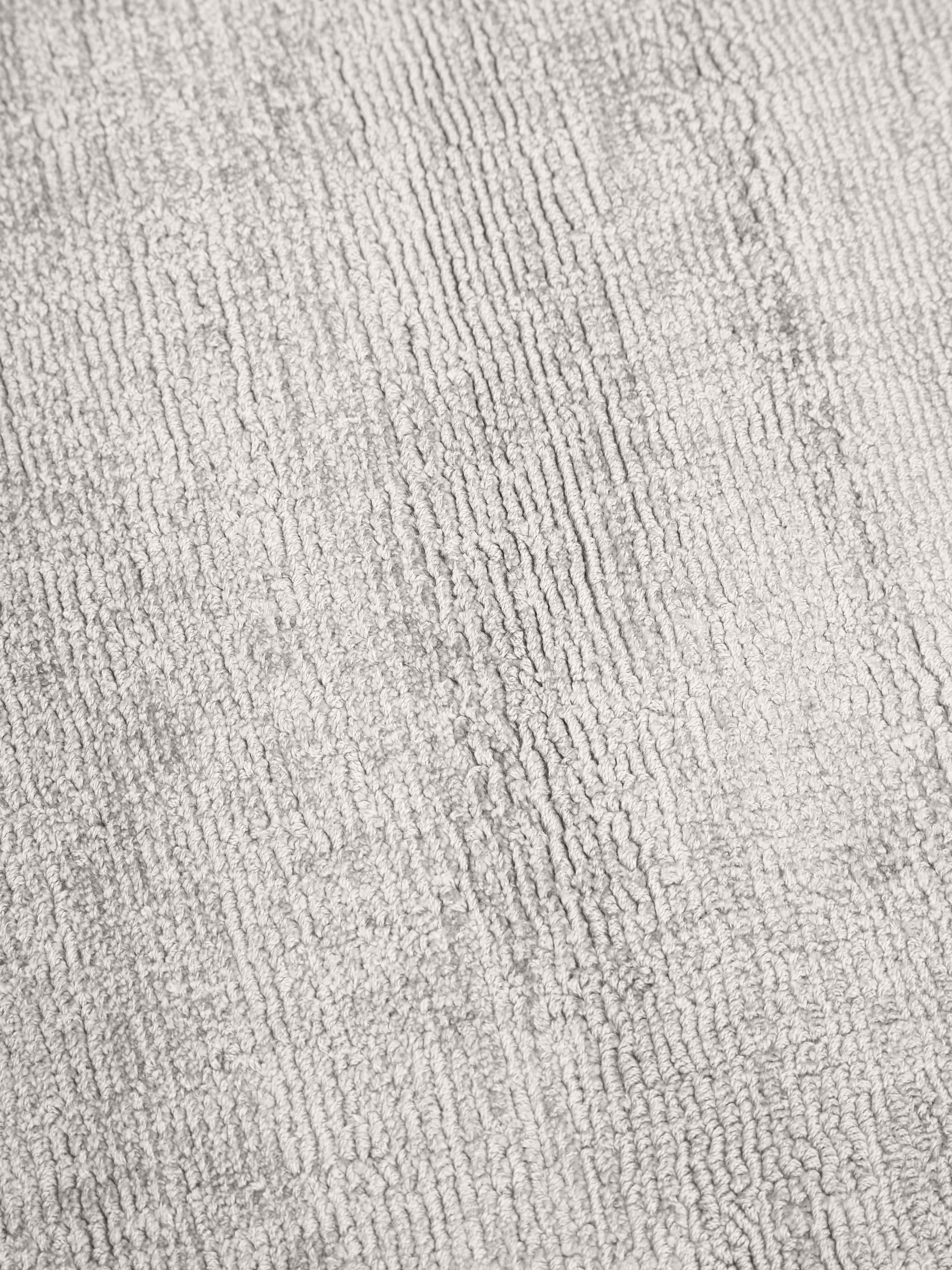 Handgeweven viscose vloerkleed Jane
