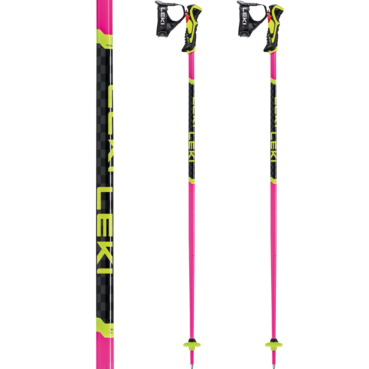Leki WCR Lite SL 3D neonpink/black/neonyellow | Leki Alpin Skistöcke | Leki | L | MARKEN | XSPO