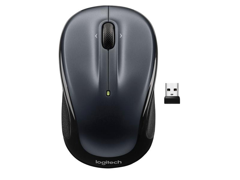 Logitech Maus M325s Kompakte und komfortabele Wireless-Maus mit Hochgeschwindigkeits-Scrollrad