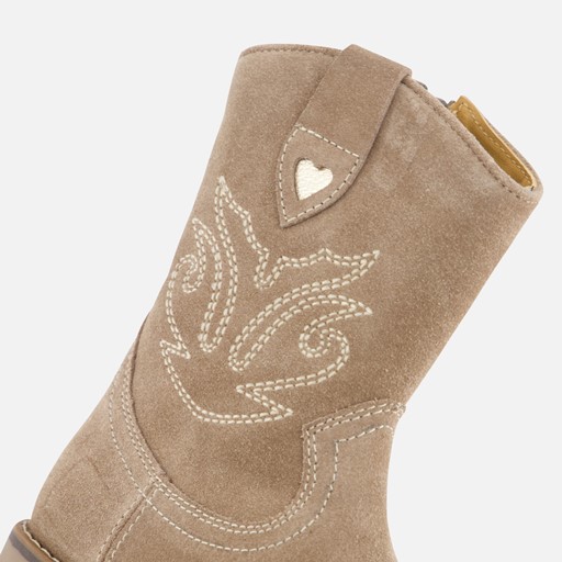 Muyters Cowboylaarzen taupe Suede