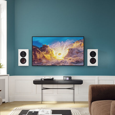 DALI OPTICON LCR MK2 – platte wandluidspreker voor muziek, TV en surround Dark Oak