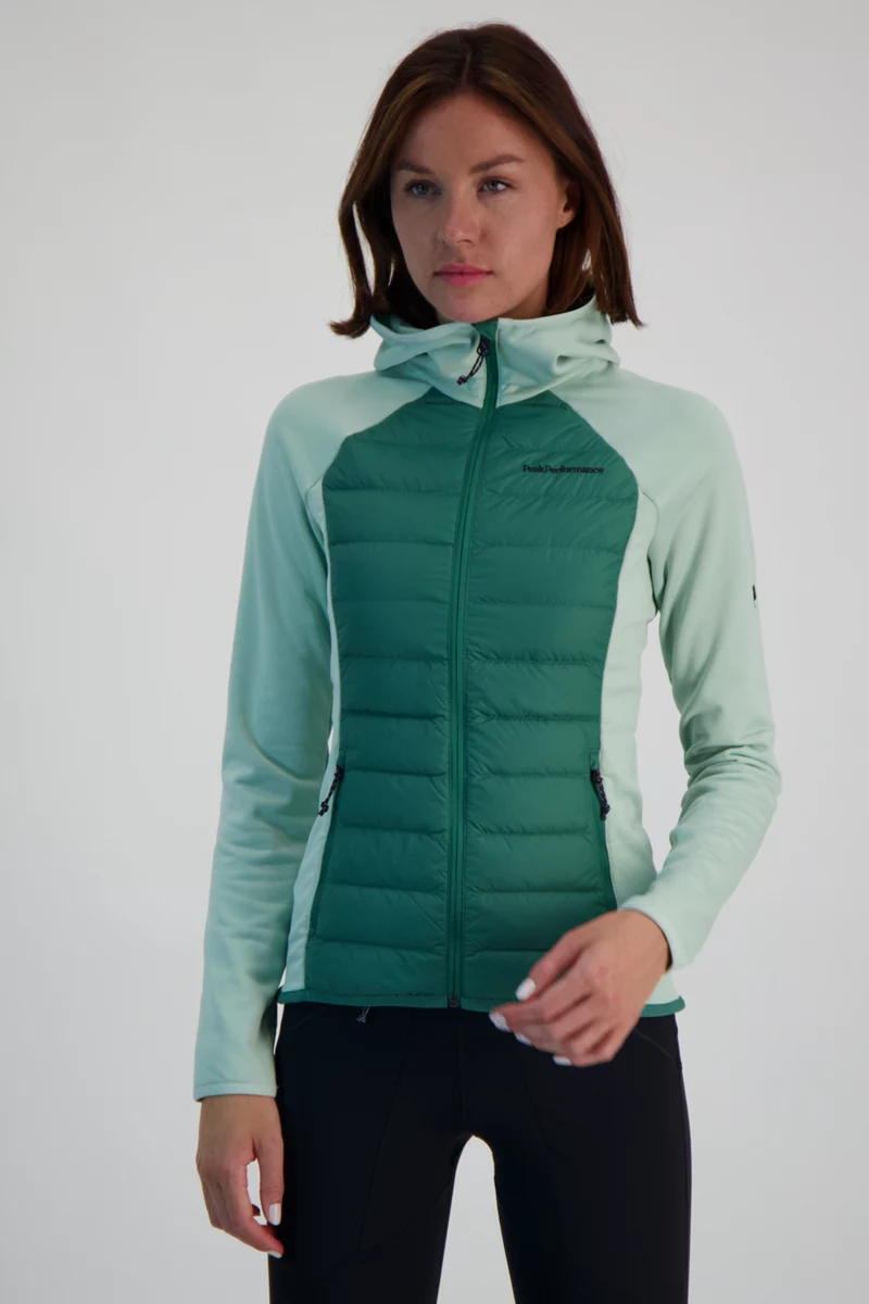 PEAK PERFORMANCE Down Hybrid Hood Damen Daunenjacke