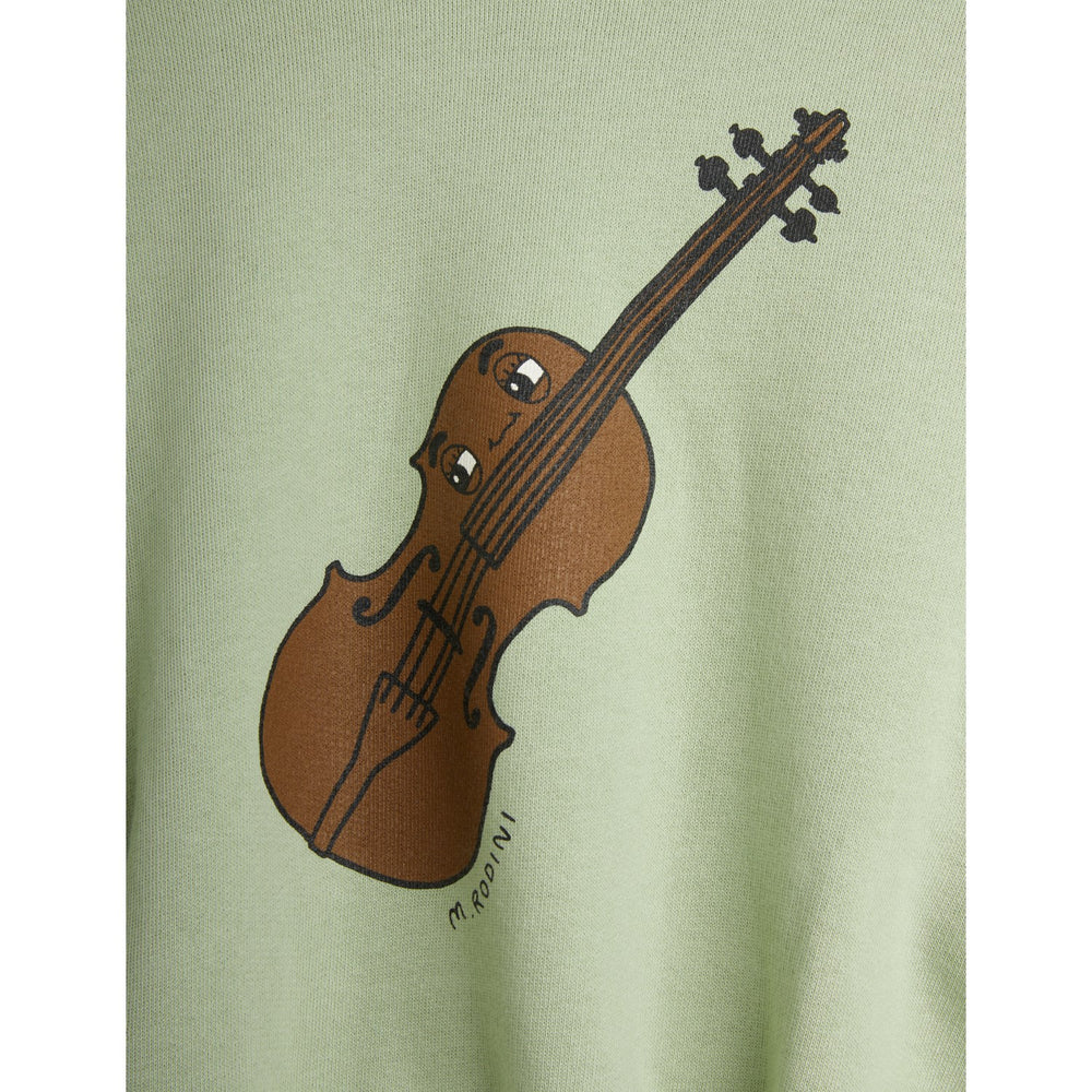 Køb Mini Rodini Green Violin Sweatshirt