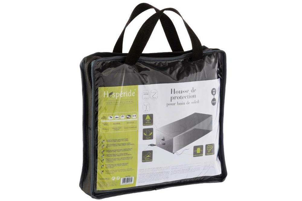 Housse de protection pour transat 170 x 90 x 60 cm