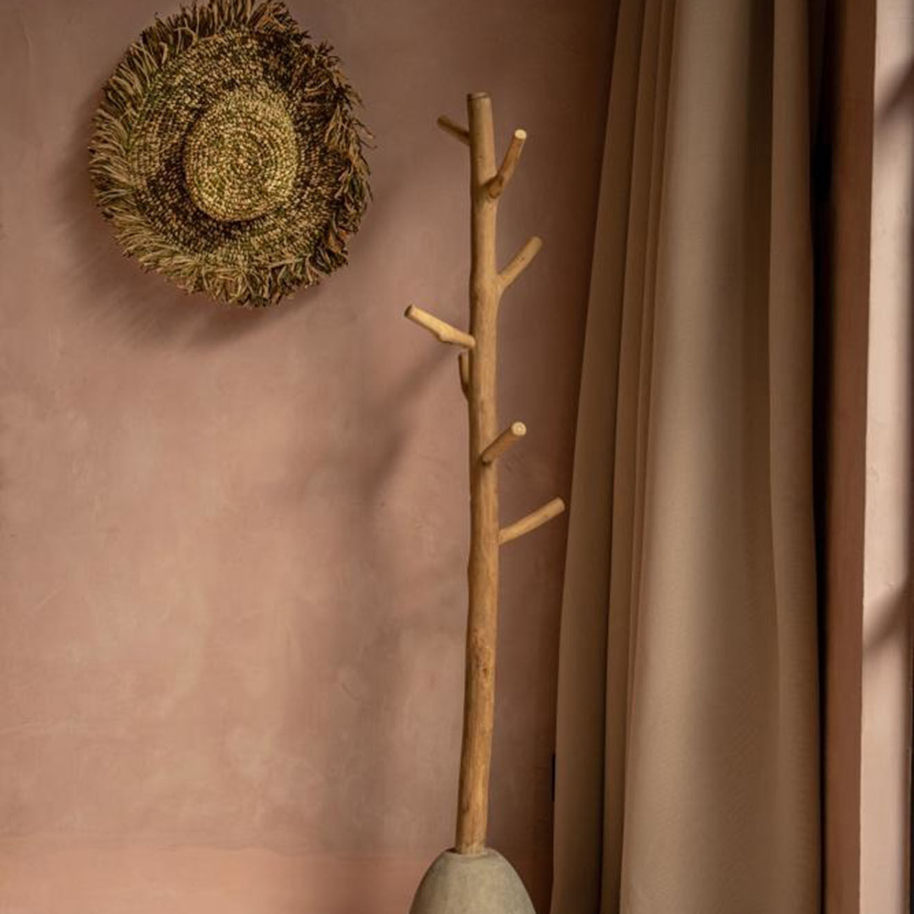 Bazar Bizar Chapeau Fiesta naturel/vert - 42x42x11 cm