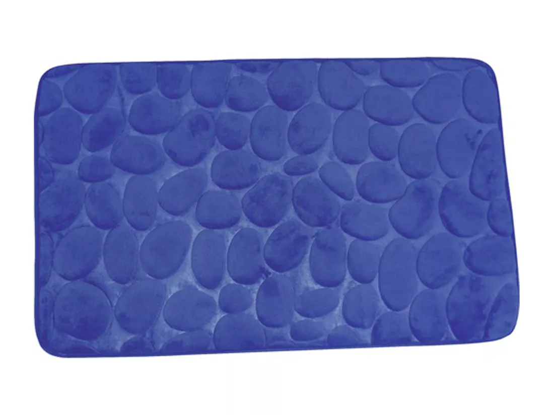 Pierres de tapis en mousse Bleu marine 40x60 cm