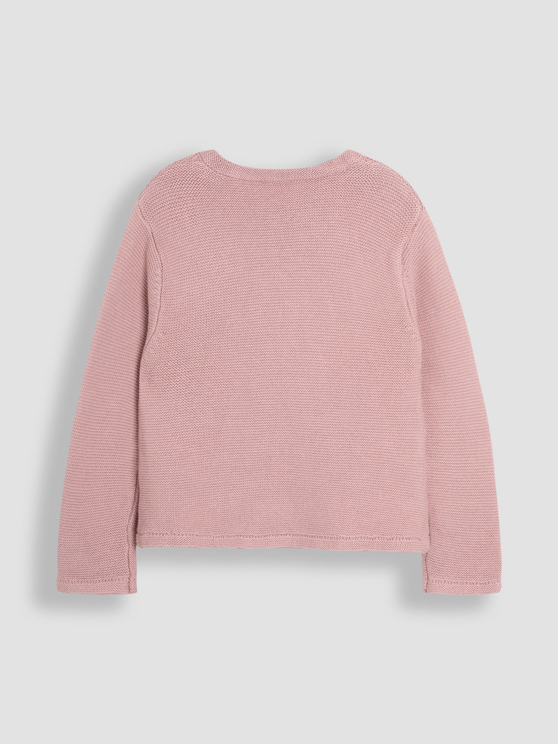 Roze - JoJo Maman Bébé Klassiek 100% katoenen vest