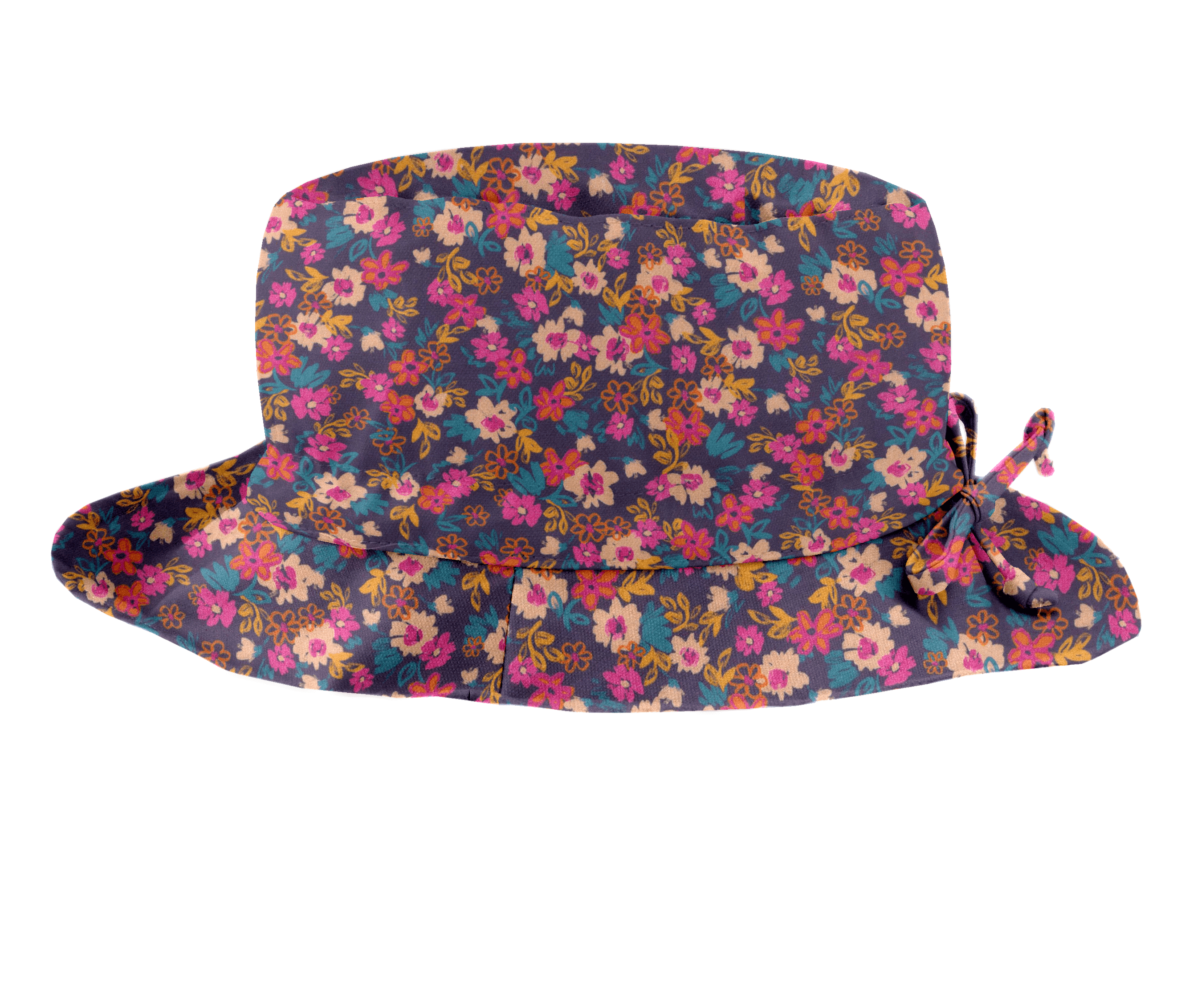 Chapeau Pluie Ajustable Femme T3 Hippie Fleurie