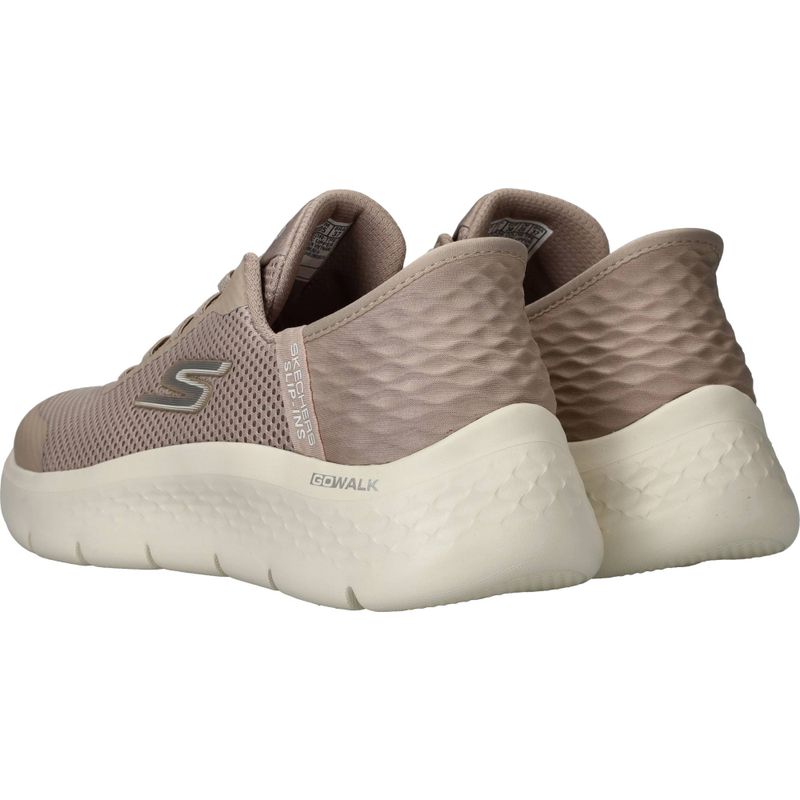 Skechers Slip-Ins Go Walk Flex Sneakers Taupe Dames