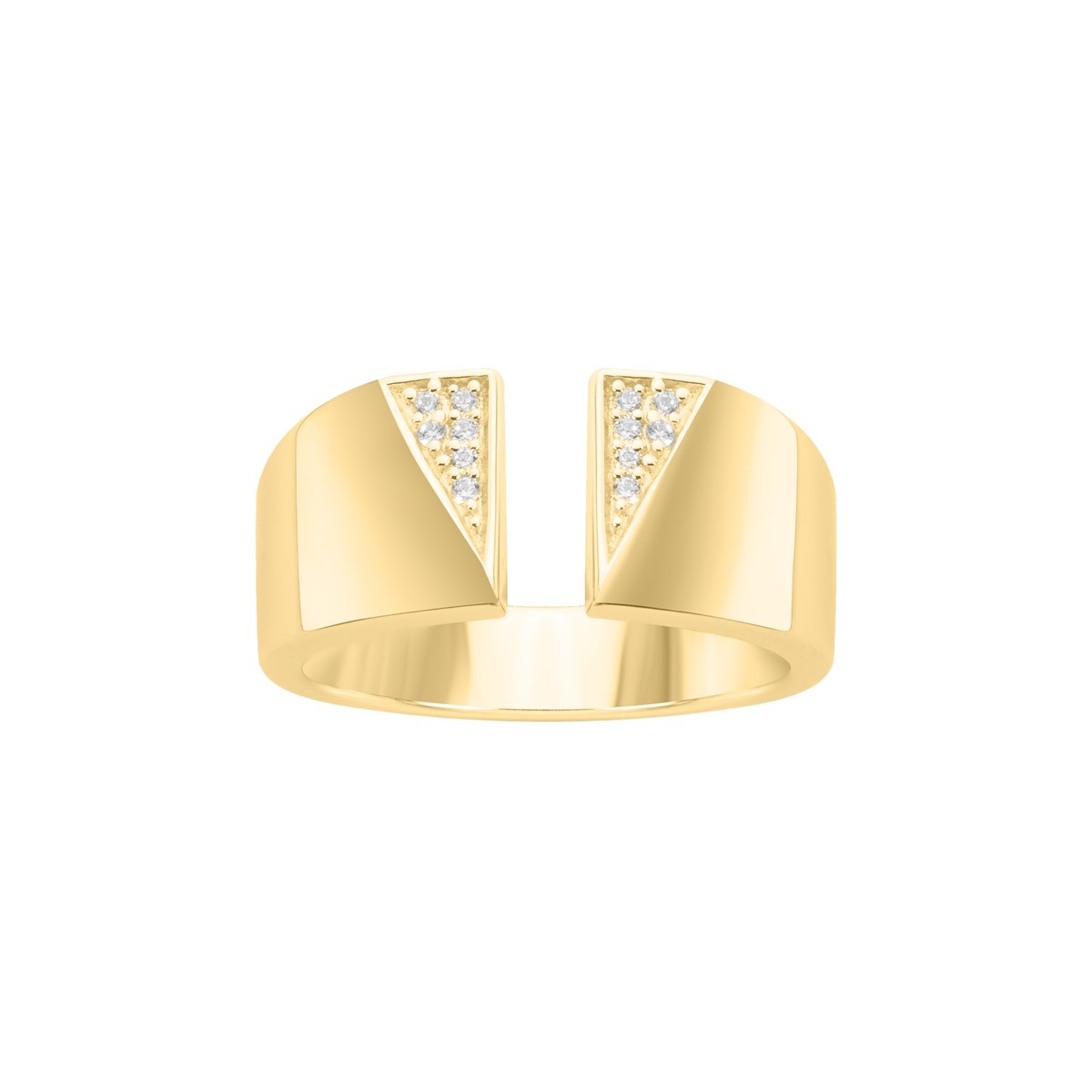 Bague ouverte en Plaqué Or