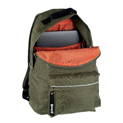 Sac à dos Schott Bombers - 1 compartiment - kaki - Hamelin