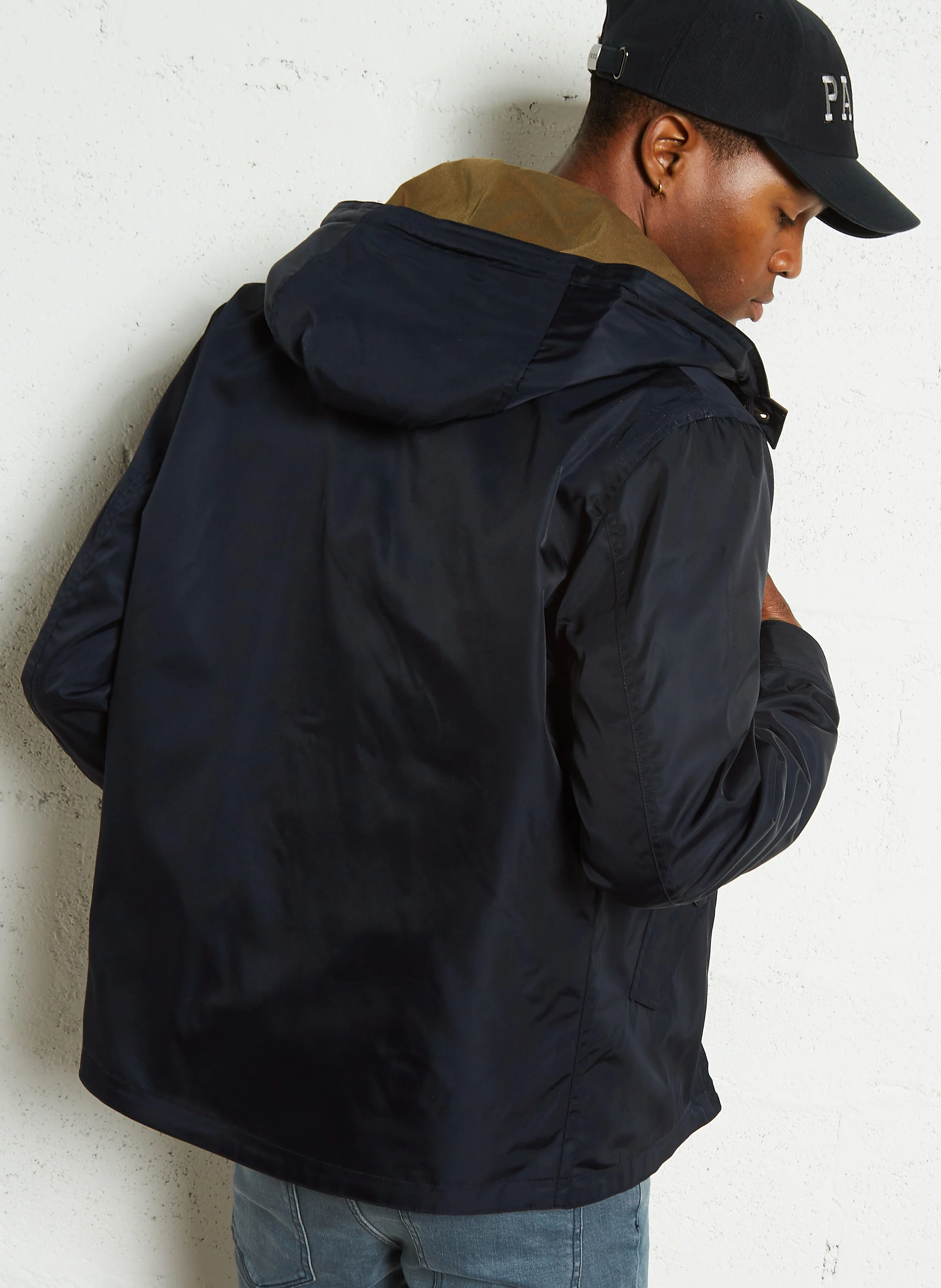 Blouson droit réversible | Bleu