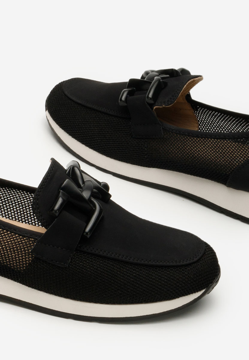 Chaussures casual femme noirs Clericia