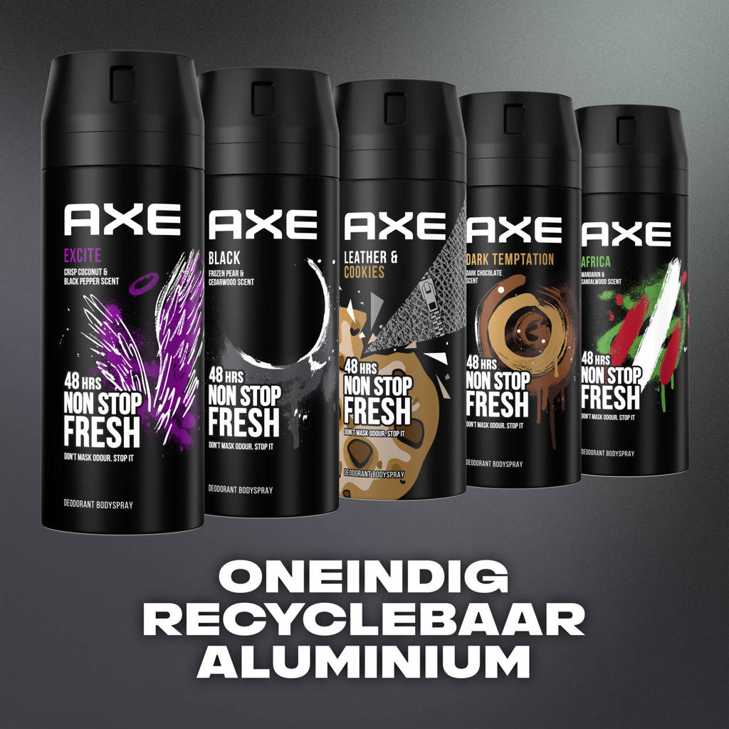 deodorant bodyspray mix set - 5 x 150 ml