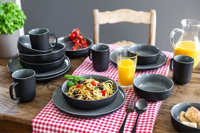 Ritzenhoff & Breker Kombiservice JASPER 16-teilig schwarz