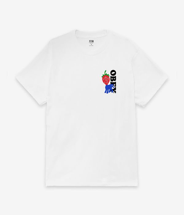 Obey Strawberry T-Shirt (white) online kaufen | skatedeluxe