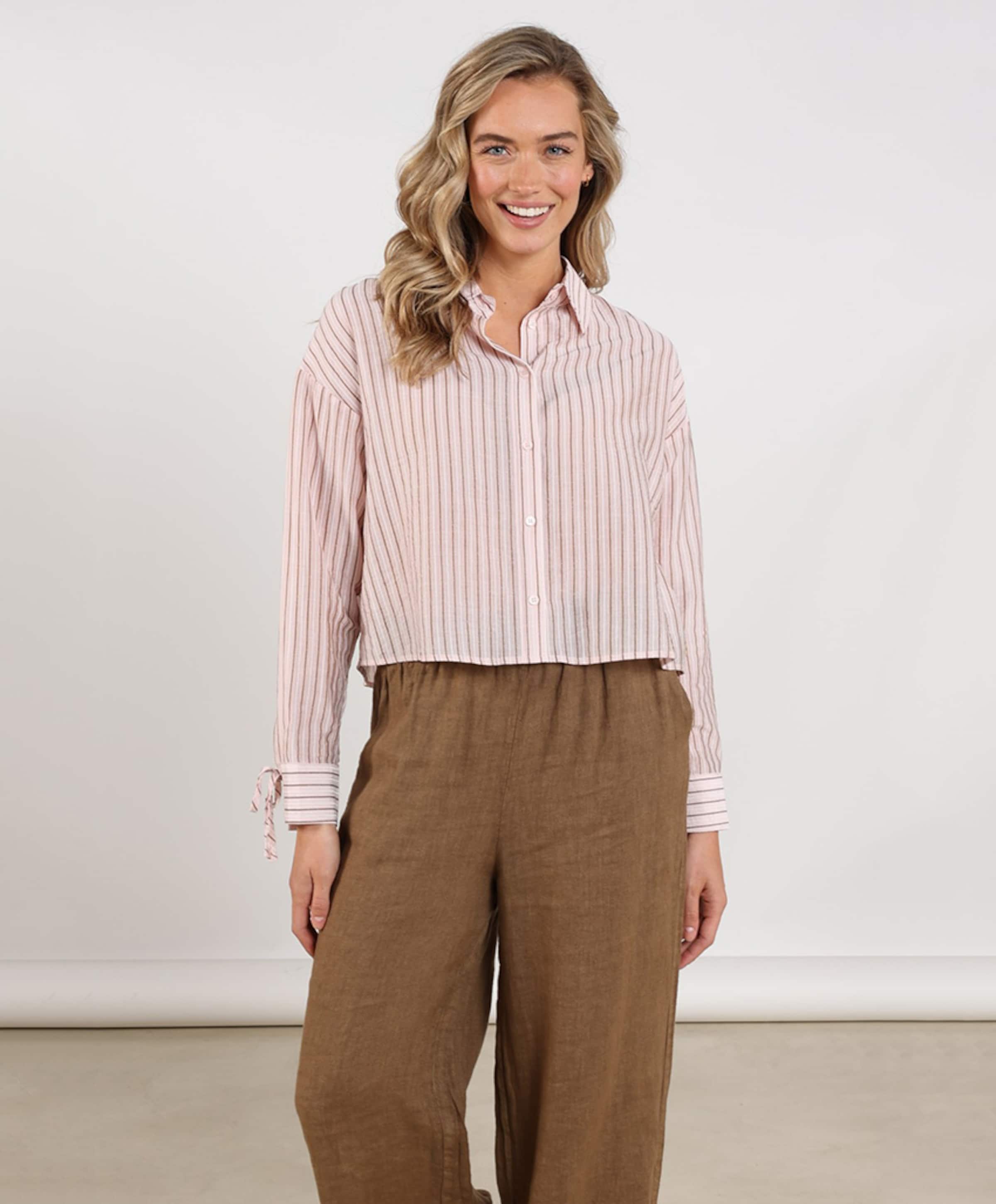Nukus Dames blouse roze