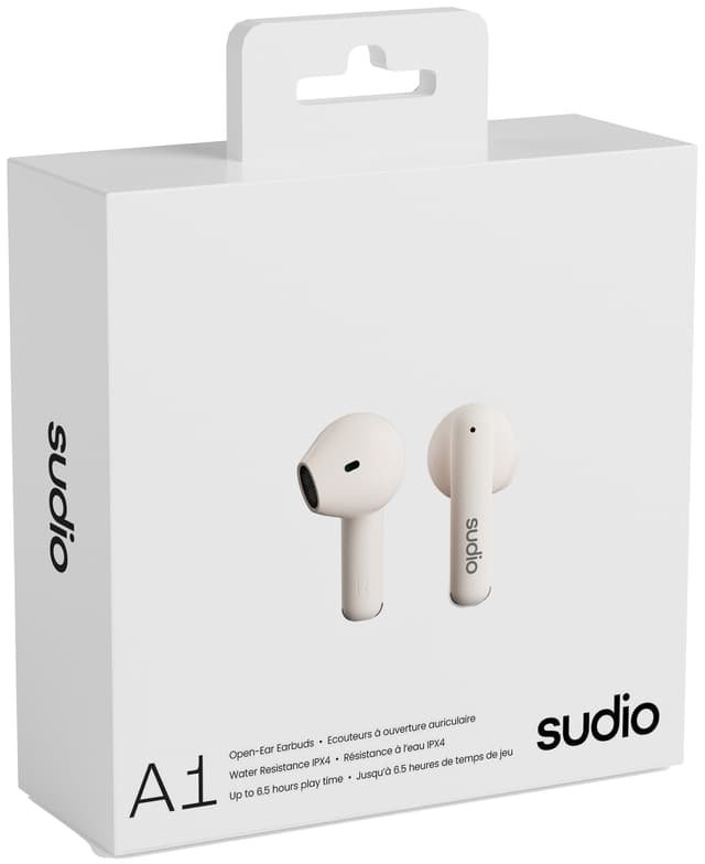 Sudio A1 trådløse in-ear høretelefoner (hvid)