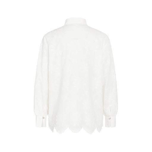 Bruuns Bazaar Prunus Felina Skjorte, White, 42
