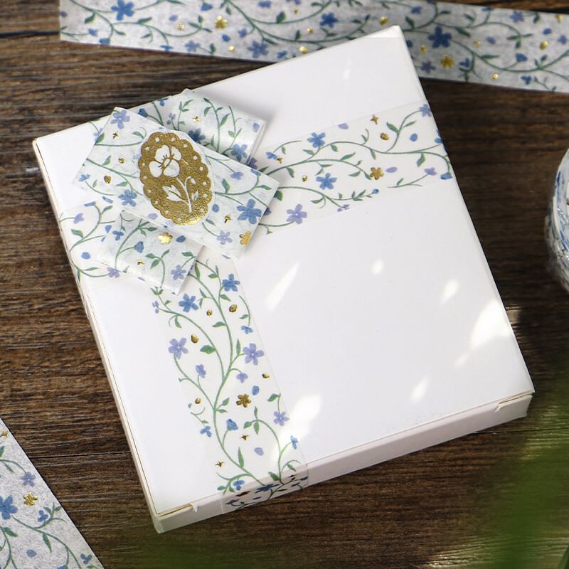 MDS - BGM Masking Tape (Bloemen/Wit)