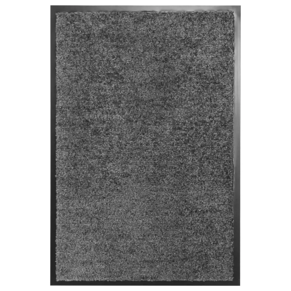 vidaXL - Mat - Antraciet - Stof - 40 x 60 cm