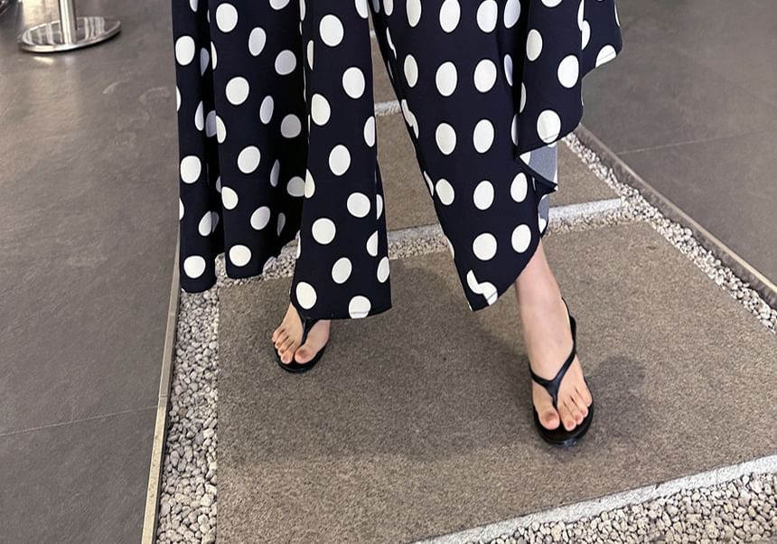Coris - Culottes met elastische taille en stippen