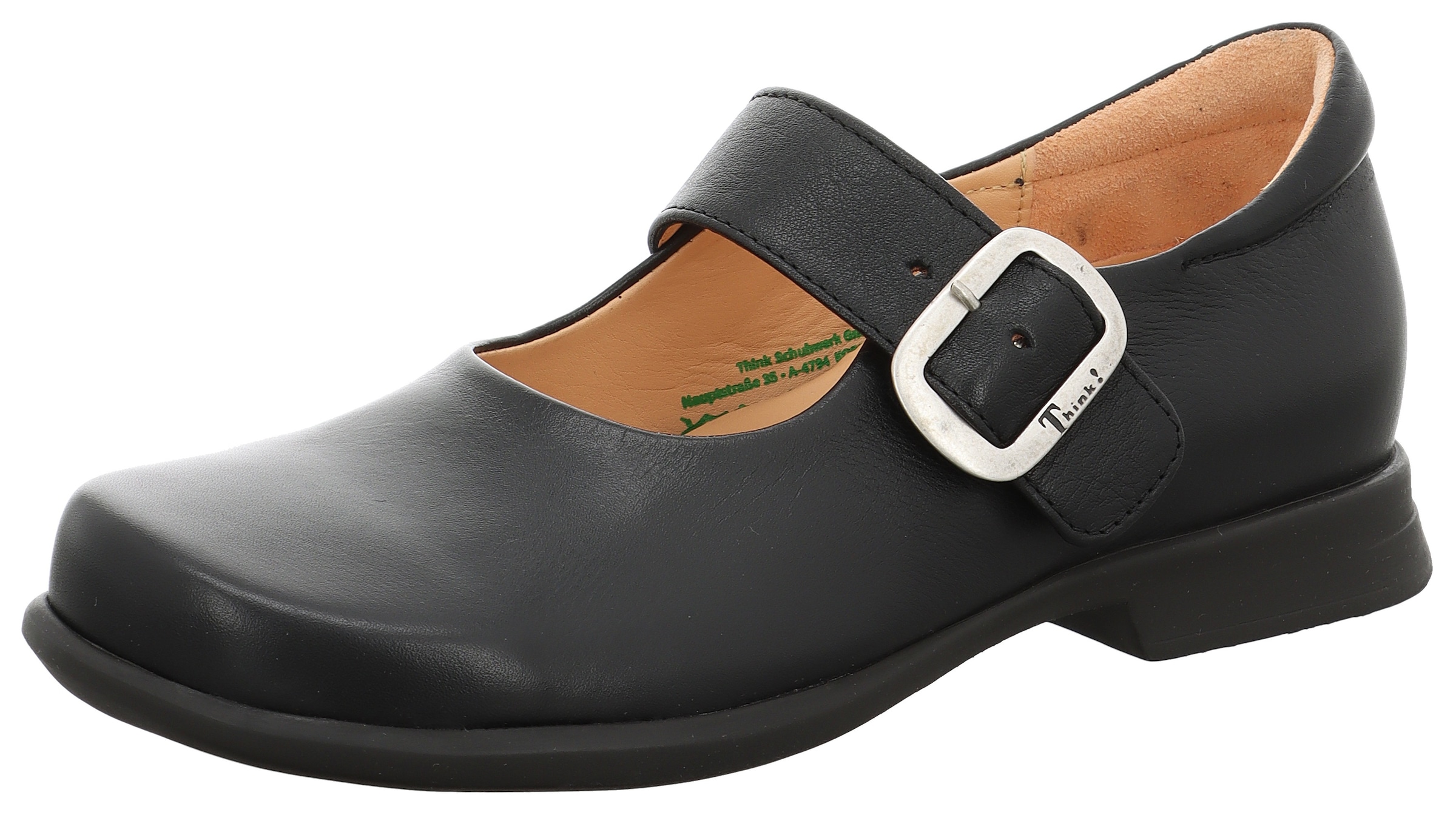 Think! Riemchenballerina »Spangenballerina PENSA«  Festtagsschuh, Berufsschuh, Klettschuh mit Wechselfussbett