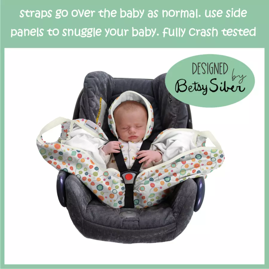 Snugglebundl Tragehilfe Baby Buttons - Organic cotton