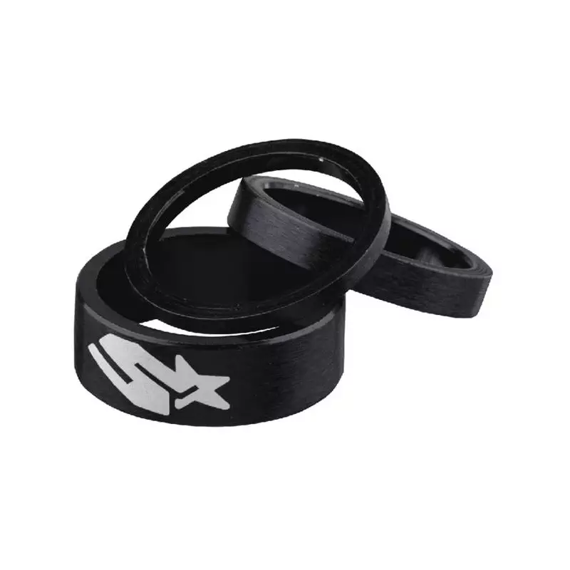 SPANK SPANK Spacer Kit 3/6/12mm Black