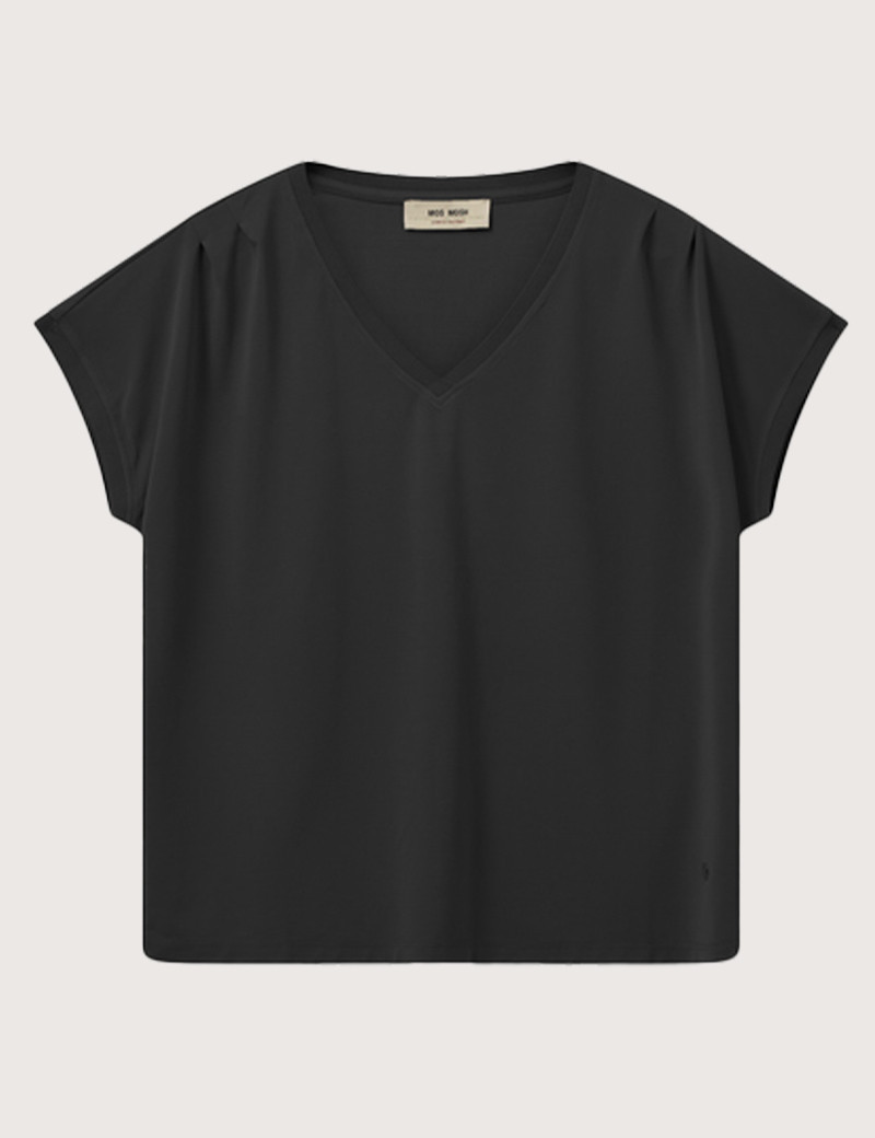 MOS MOSH T-SHIRT FEMME TEKIS NOIR