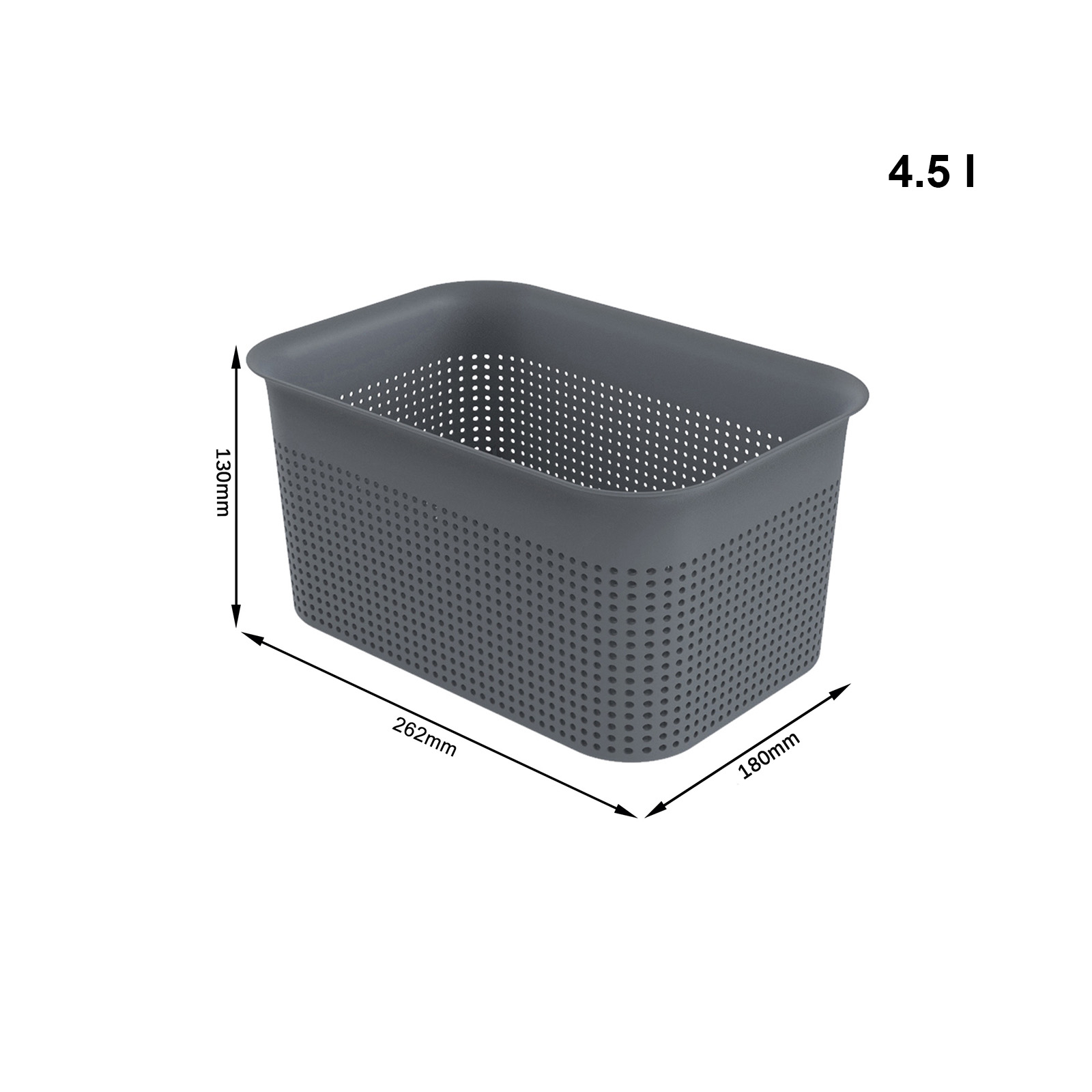 (4.5l) BRISEN Organizer Box Aufbewahrungs Behälter (1023708853) - Anthrazit