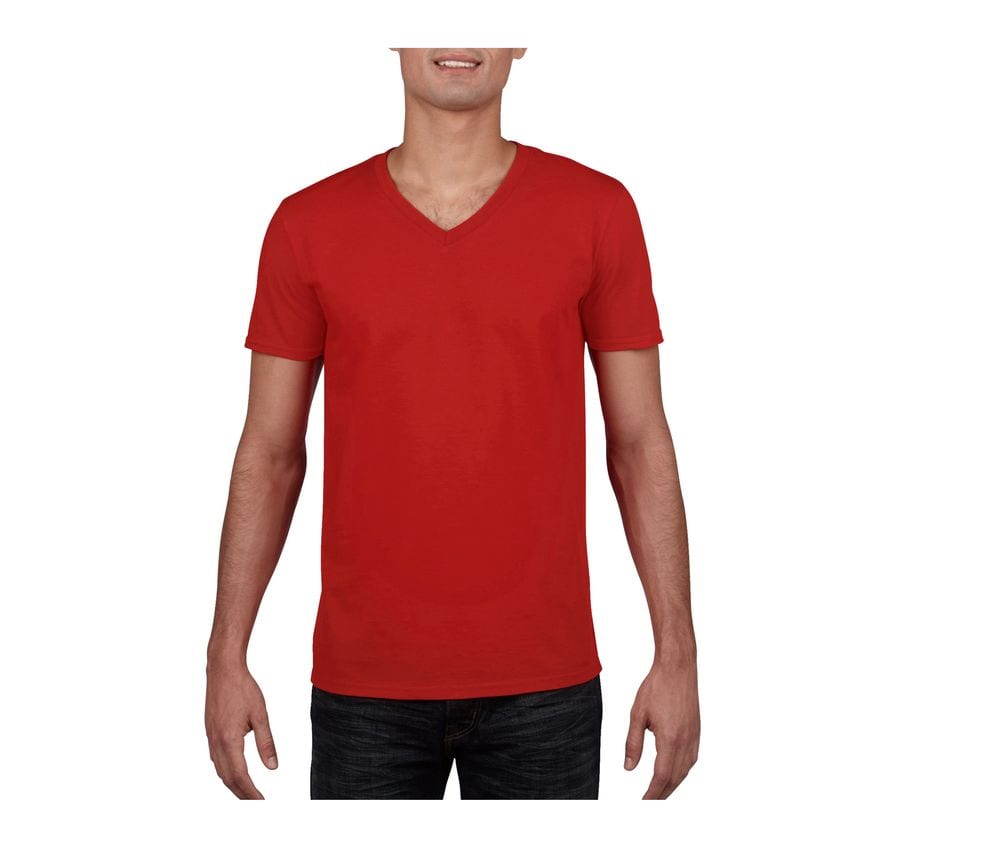 Gildan GN646 - T-Shirt Homme Col V 100% Coton