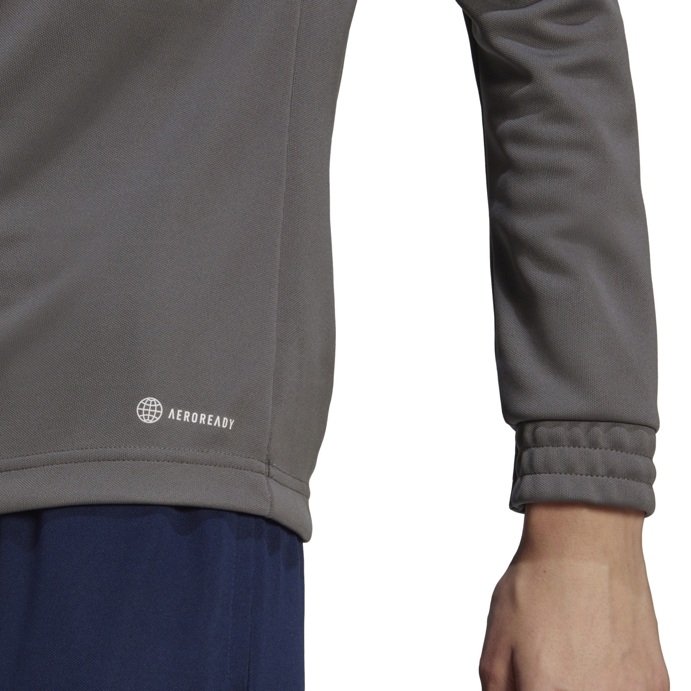 Adidas Entrada 22 Trainingstrui 1/4-Zip Dames Grijs Wit