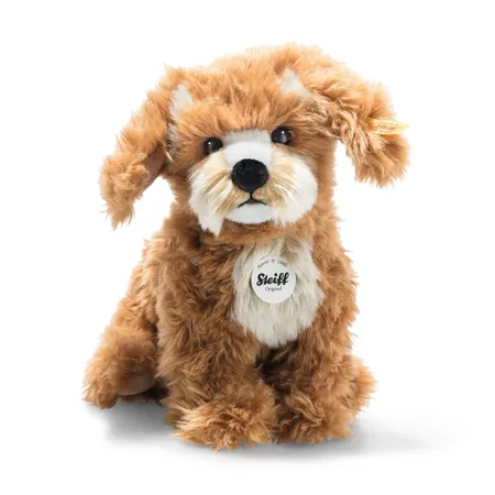 Steiff Curlie Cockapoo rotbraun sitzend, 24 cm