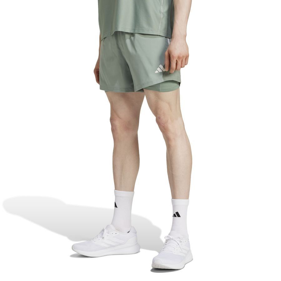 adidas Short Running Own The Run Climacool 2 EN 1 - Silver Green
