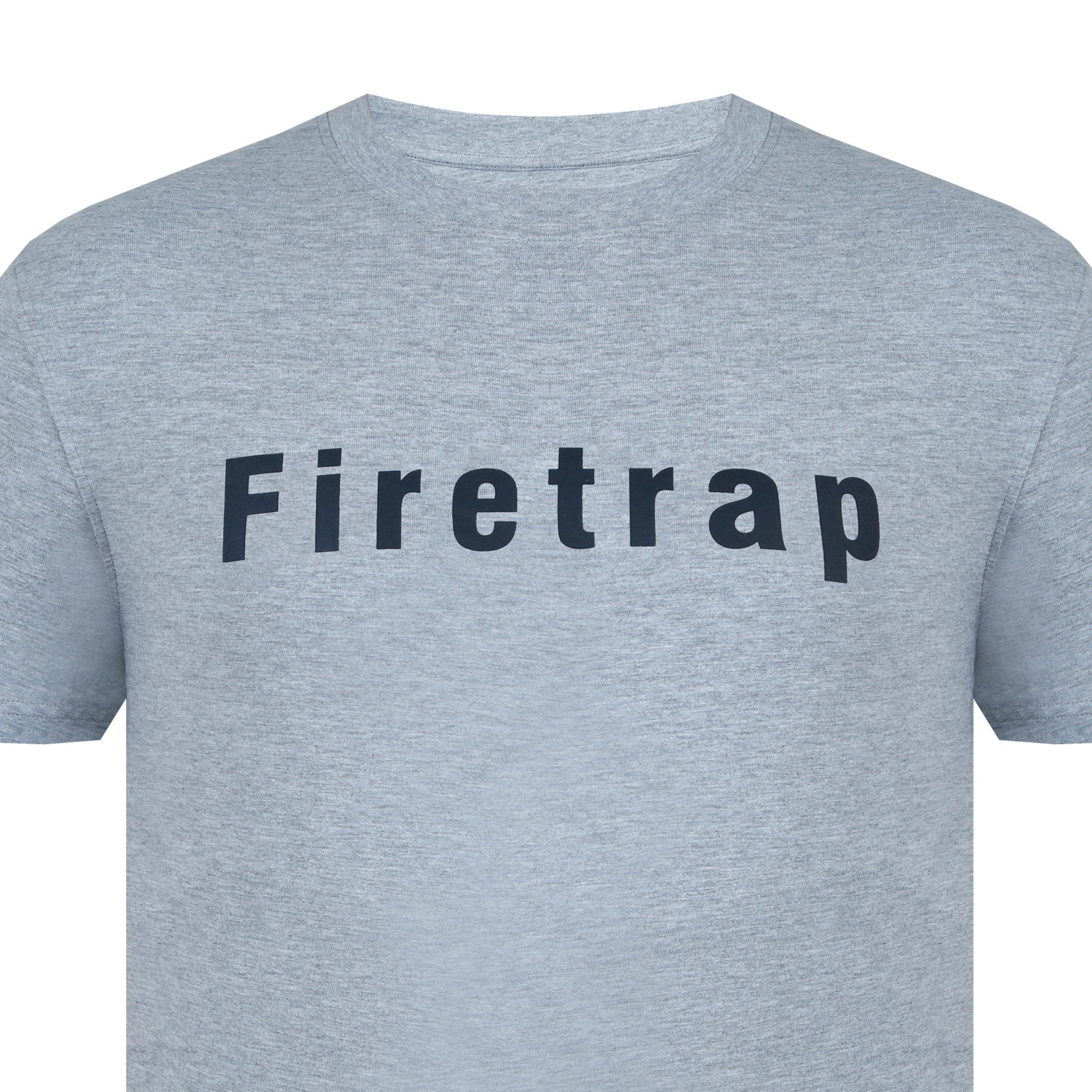 Firetrap Large Logo T Shirt Mens