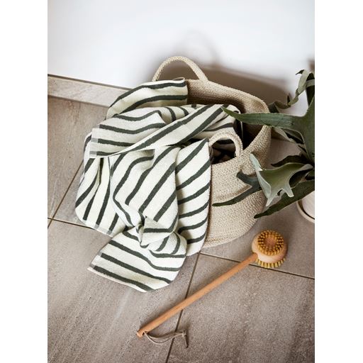 Høie Everyday Stripe Håndklæde, Nordic Green, 70x140 cm