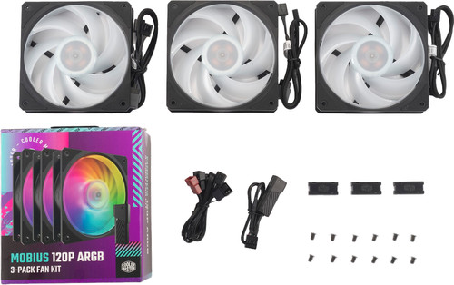 Cooler Master Mobius 120P ARGB - Triple Fan Kit