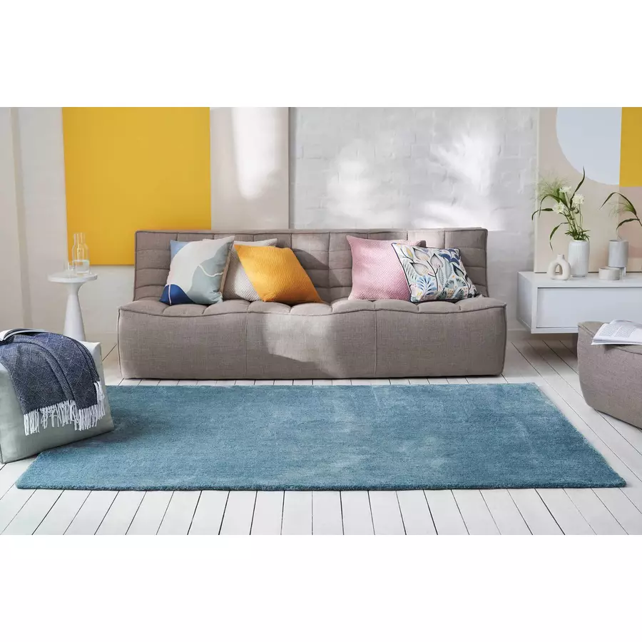 Esprit Hochflorteppich #loft blau meliert